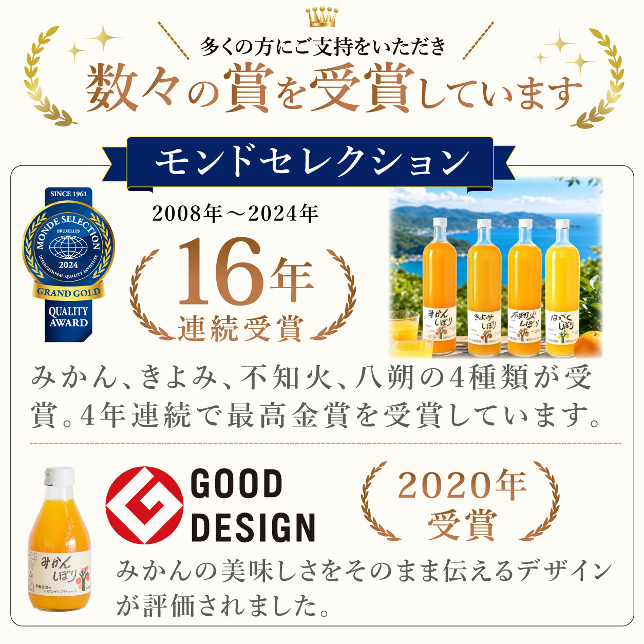 【よりどり選べるギフト】100%ピュアジュース750ml(みかんジュース他14種)×3本セット