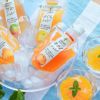 【父の日オリジナル包装】バラエティセット(100%ピュアジュース180ml×4本・寒天ゼリードリンクタイプ×4個) (みかんジュース・ゼリーセット)