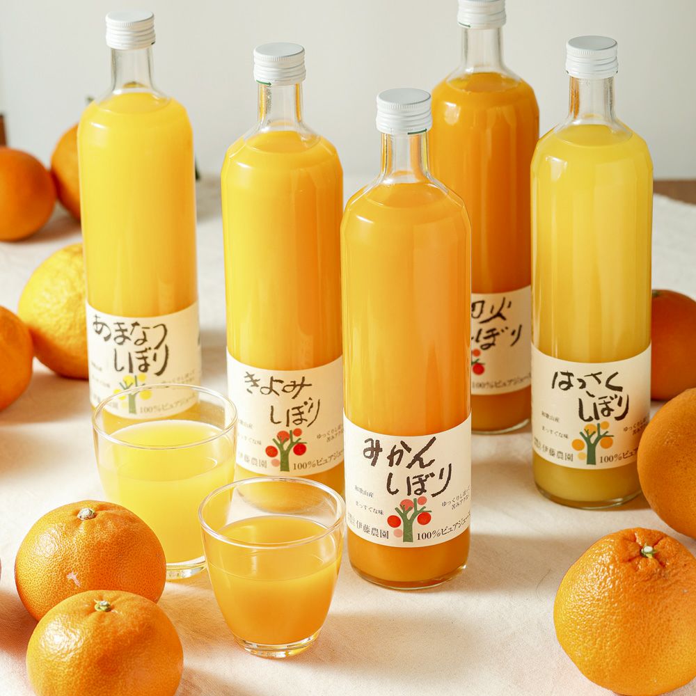  【定期便】 【2ヶ月に1回お届け】 【14種類から選べる】100%ピュアジュース750ml(みかんジュース14種)×6本セット