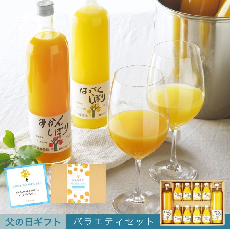 100%ピュアジュース 750ml×2本・180ml×8本セット