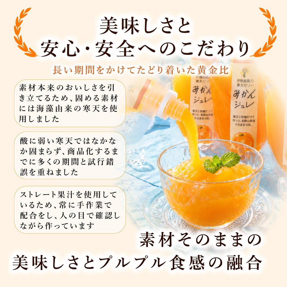 【定期便】【月に1回お届け】【よりどり選べるギフト】寒天ゼリードリンクタイプ 150g(みかんゼリー6種)×6個セット
