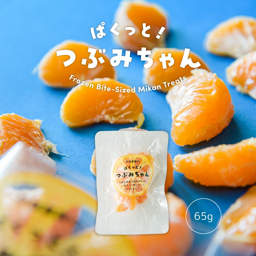 冷凍みかん(パクっとつぶみちゃん) 1粒タイプ 1袋65g