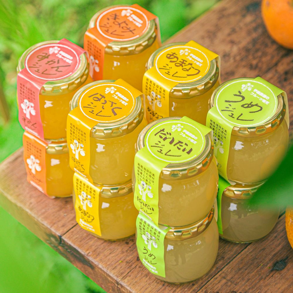 寒天ゼリー90g(みかんゼリー他5種)×9個