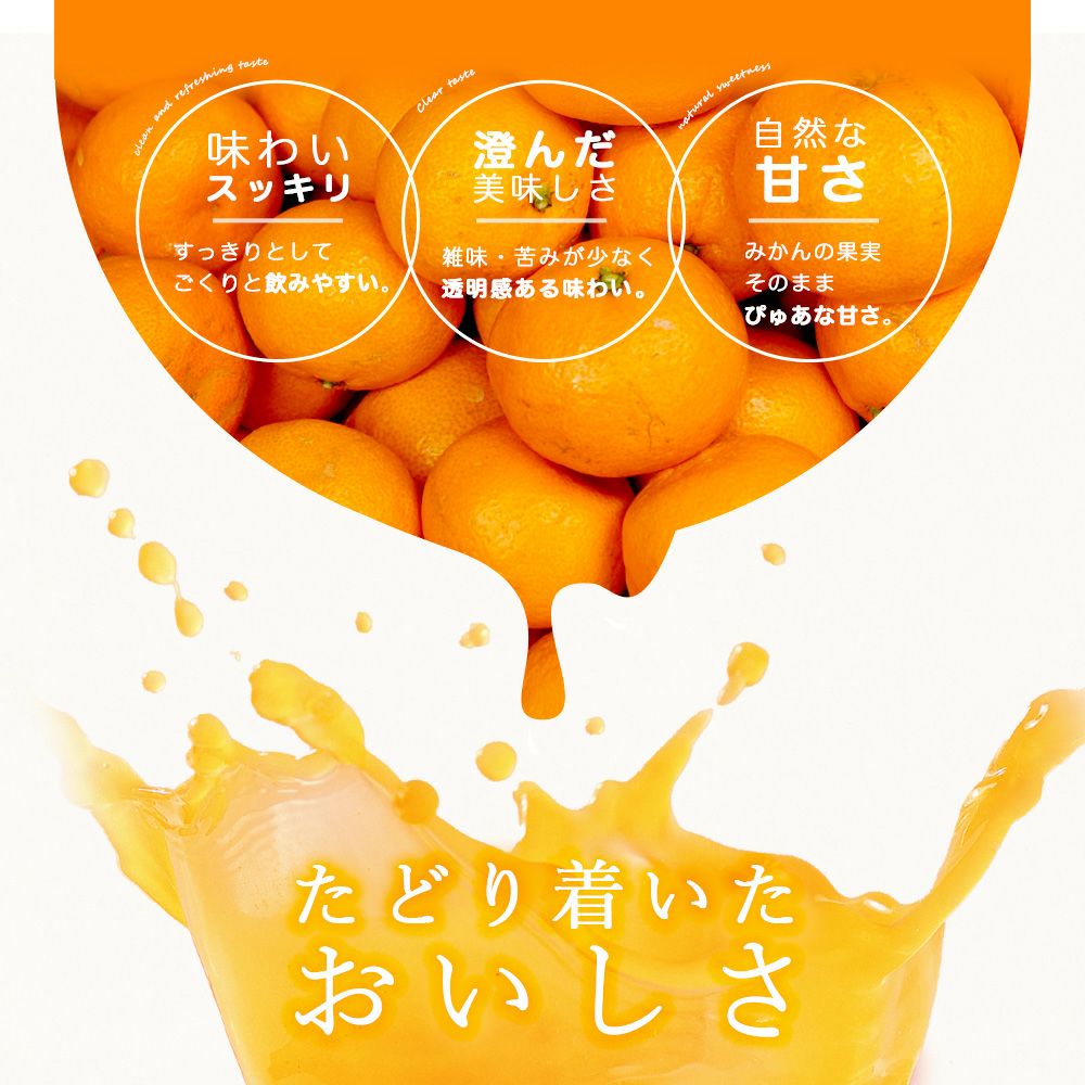 【内祝ギフト対象商品】バラエティセット(100%ピュアジュース180ml×4本・パックゼリー4個) (みかんジュース バラエティセット) U-175