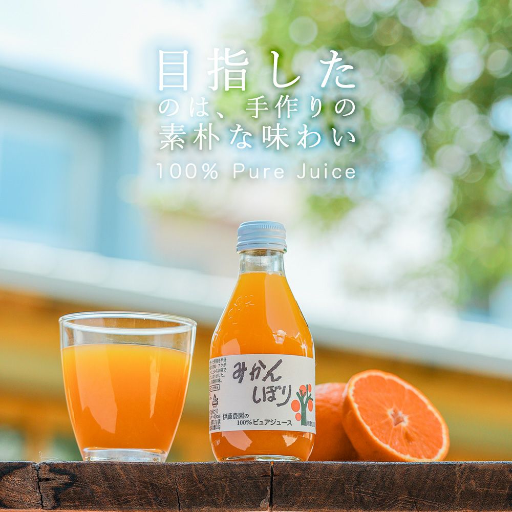 【内祝ギフト対象商品】【セット本数から選べるギフト】100%ピュアジュース180ml(みかんジュース他16種)×10本ギフト(ギフト箱入) U-50710g